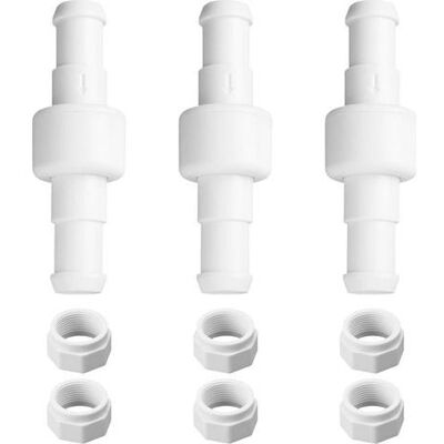 BARKBUSTERS Lot De 3 Remplacement Tuyau Polaris D20/d-20, Émerillon À Roulement À Billes Pour Nettoyeur Piscine Avec Écrous Pour Polaris 180 280 380 480 3900 BARKBUSTERS Lot De 3 Remplacement Tuyau Polaris D20/d-20, Émerillon À Roulement À Billes Pour Nettoyeur Piscine Avec Écrous Pour Polaris 180 280 380 480 3900