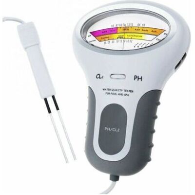 ABYSSE Testeur De Qualité De L'Eau 2 En 1 Testeur De Ph Numérique Chlore, Cl2 Portable Avec Grand Écran Pour Spa De Piscine Spa Analyseur De Qualité De L'Eau ABYSSE Testeur De Qualité De L'Eau 2 En 1 Testeur De Ph Numérique Chlore, Cl2 Portable Avec Grand Écran Pour Spa De Piscine Spa Analyseur De Qualité De L'Eau