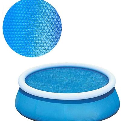 ENLENK Cubierta Solar Para Piscina, Cubierta De Retención De Calor Redonda De 6 Pies, Jacuzzi Azul, Cubierta Solar Para Piscina A Prueba De Polvo, Para Piscinas Elevadas/enterradas Y Piscinas Inflables ENLENK Cubierta Solar Para Piscina, Cubierta De Retención De Calor Redonda De 6 Pies, Jacuzzi Azul, Cubierta Solar Para Piscina A Prueba De Polvo, Para Piscinas Elevadas/enterradas Y Piscinas Inflables