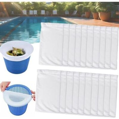 SANS MARQUE Chaussette Skimmer Piscine, 20 Pièces S Pour Panier Skimmer, Pool Skimmer Socks, Maille Ultra Fine, Chaussettes D'Écumeur-karteo SANS MARQUE Chaussette Skimmer Piscine, 20 Pièces S Pour Panier Skimmer, Pool Skimmer Socks, Maille Ultra Fine, Chaussettes D'Écumeur-karteo