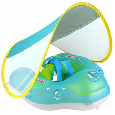 OEM De 6 A 36 Meses - Flotador Hinchable Para Bebé Con Parasol, Aro De Natación Y Asiento De Piscina Para Niños -crezuo OEM De 6 A 36 Meses - Flotador Hinchable Para Bebé Con Parasol, Aro De Natación Y Asiento De Piscina Para Niños -crezuo