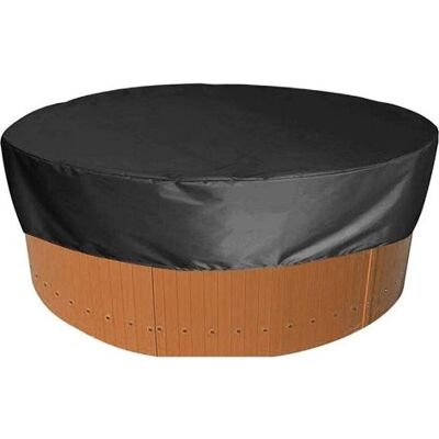 ENLENK Cubierta De Piscina Redonda, Lona Solar Para Piscina, Cubierta Impermeable Anti-uv Para Spa Exterior Y Bañera, 420d Para Exteriores (ø 200 X H 30 Cm) ENLENK Cubierta De Piscina Redonda, Lona Solar Para Piscina, Cubierta Impermeable Anti-uv Para Spa Exterior Y Bañera, 420d Para Exteriores (ø 200 X H 30 Cm)