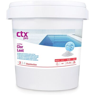 Ctx-300gr Clorlent Granulado 25 Kg – Cloro Lento Para Piscinas Ctx-300gr Clorlent Granulado 25 Kg – Cloro Lento Para Piscinas