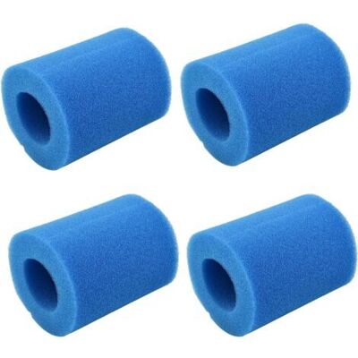 SCORPIO Lot De 4 Cartouches Filtrantes En Mousse Pour Piscine De Type Lavables SCORPIO Lot De 4 Cartouches Filtrantes En Mousse Pour Piscine De Type Lavables