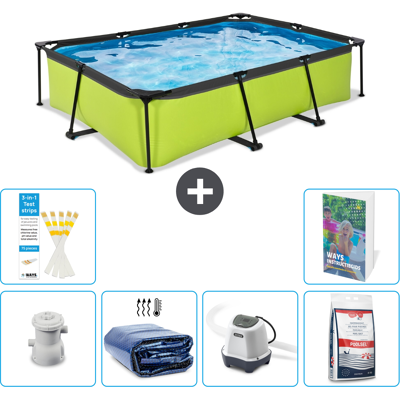 EXIT TOYS Exit-toys Piscina Exit Rectangular - 300x200x65 Cm - 7-piezas S329 EXIT TOYS Exit-toys Piscina Exit Rectangular - 300x200x65 Cm - 7-piezas S329