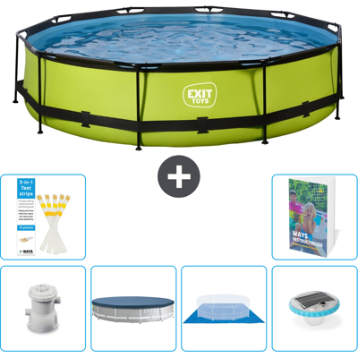 EXIT TOYS Exit-toys Piscina Exit Redonda - 360x76 Cm - 7-piezas S248 EXIT TOYS Exit-toys Piscina Exit Redonda - 360x76 Cm - 7-piezas S248
