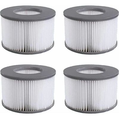 OEM 4 Cartuchos Filtro Para Spa Piscina Mspa Edición 2020 Filtro Jacuzzi Hinchable OEM 4 Cartuchos Filtro Para Spa Piscina Mspa Edición 2020 Filtro Jacuzzi Hinchable