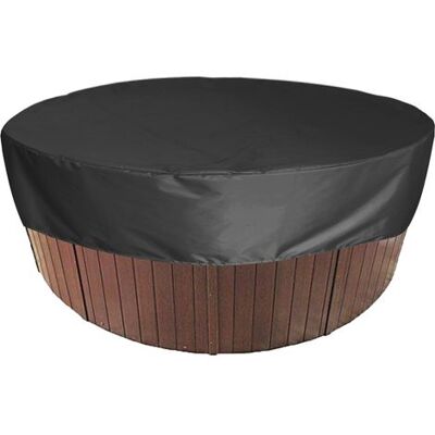 ENLENK Cubierta De Piscina Redonda, Cubierta Solar Para Piscina, Protección Uv Y Cubierta Impermeable Para Spa, Bañera De Spa Exterior - Negro 210x30cm ENLENK Cubierta De Piscina Redonda, Cubierta Solar Para Piscina, Protección Uv Y Cubierta Impermeable Para Spa, Bañera De Spa Exterior - Negro 210x30cm
