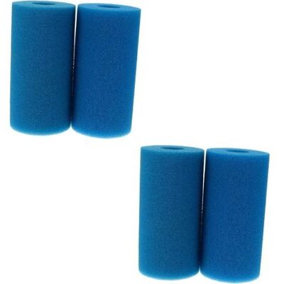 ABYSSE Lot De 4 Éponge Filtrante Type A, Filtre En Mousse Pour Spa, Filtre De Piscine En Mousse, Cartouche De Filtre En Mousse, Réutilisables Et Lavable, Pour Spa, Piscine ABYSSE Lot De 4 Éponge Filtrante Type A, Filtre En Mousse Pour Spa, Filtre De Piscine En Mousse, Cartouche De Filtre En Mousse, Réutilisables Et Lavable, Pour Spa, Piscine