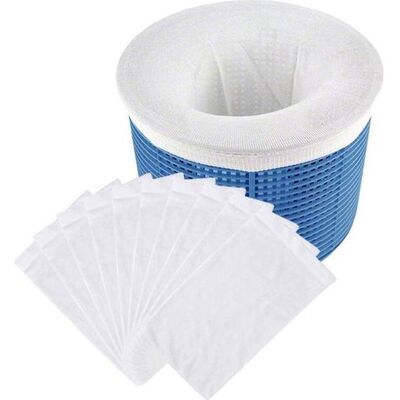 ABYSSE Autre Accessoire Pour Piscine30 Chaussettes De Skimmer Haute Qualité, Pré Filtre Jetable Universel Pour Panier De Piscine Et Spa ABYSSE Autre Accessoire Pour Piscine30 Chaussettes De Skimmer Haute Qualité, Pré Filtre Jetable Universel Pour Panier De Piscine Et Spa