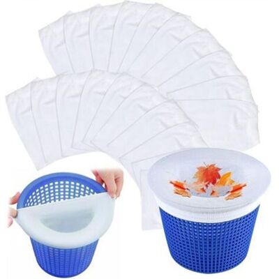 BARKBUSTERS 20 Pièces Chaussette Skimmer Piscine, Réutilisable Chaussettes Filtre Piscine, Pool Skimmer Socks, Accessoires De Piscine Pour Écumoire BARKBUSTERS 20 Pièces Chaussette Skimmer Piscine, Réutilisable Chaussettes Filtre Piscine, Pool Skimmer Socks, Accessoires De Piscine Pour Écumoire
