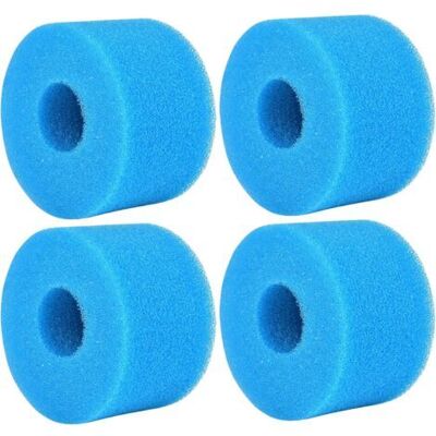SANS MARQUE 4 Pièces Éponge Filtrante Type S1, Cartouche De Filtre En Mousse, Mousse Pour Filtre Piscine, Réutilisables Et Lavables, Filtre En Mousse Pour Spa, Piscine, Jacuzzi SANS MARQUE 4 Pièces Éponge Filtrante Type S1, Cartouche De Filtre En Mousse, Mousse Pour Filtre Piscine, Réutilisables Et Lavables, Filtre En Mousse Pour Spa, Piscine, Jacuzzi