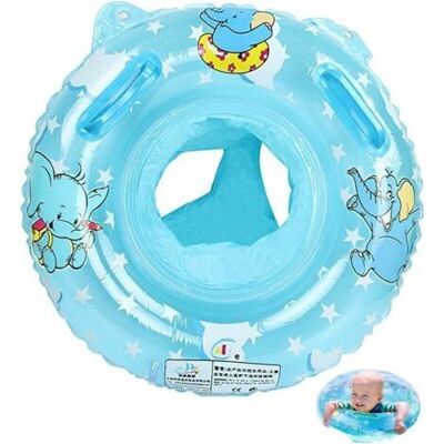 GOTRAYS Boya Para Bebé, Asiento Para Piscina Para Bebé, Boya Inflable, Boya Flotante (boya Azul) GOTRAYS Boya Para Bebé, Asiento Para Piscina Para Bebé, Boya Inflable, Boya Flotante (boya Azul)
