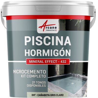 ARCANE INDUSTRIES Kit Microcemento Color Gris Topo Para Piscina De Hormigón ARCANE INDUSTRIES Kit Microcemento Color Gris Topo Para Piscina De Hormigón