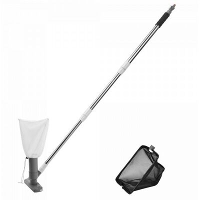 Kit de limpieza para piscinas y estanques Bradas - Mango ajustable Kit de limpieza para piscinas y estanques Bradas - Mango ajustable