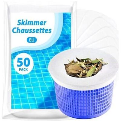 SCORPIO Lot De 50 Chaussette Skimmer Piscine Pour Les Paniers Skimmers Swimming Pool Skimmer Socks Chaussette Pour Filtre Skimmer Préfiltre-muntra SCORPIO Lot De 50 Chaussette Skimmer Piscine Pour Les Paniers Skimmers Swimming Pool Skimmer Socks Chaussette Pour Filtre Skimmer Préfiltre-muntra
