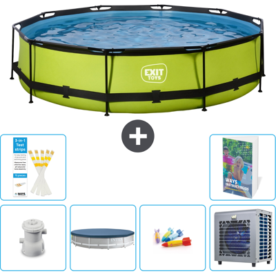 EXIT TOYS Exit-toys Piscina Exit Redonda - 360x76 Cm - 7-piezas S338 EXIT TOYS Exit-toys Piscina Exit Redonda - 360x76 Cm - 7-piezas S338