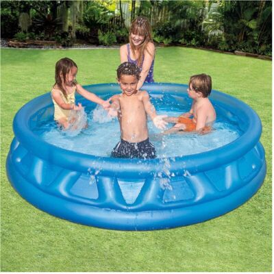 TRADE SHOP TRAESIO Trade Shop - Piscina Gonfiabile Triangoli Soft Blu 188 X 46 Cm 790 Lt Bambini Estate 58431 - TRADE SHOP TRAESIO Trade Shop - Piscina Gonfiabile Triangoli Soft Blu 188 X 46 Cm 790 Lt Bambini Estate 58431 -