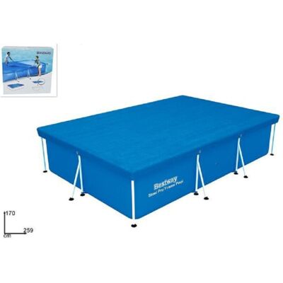 Trade Shop Cubierta para Piscina Steel Pro - 259x170x61cm - Protege de escombros Trade Shop Cubierta para Piscina Steel Pro - 259x170x61cm - Protege de escombros