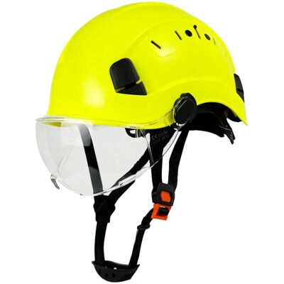 OEM Casco De Construcción Antichoque Ce, Casco De Carraca Ajustable, Casco De Construcción Con Visera, Gafas Dobles, Material Abs Para Sitios De Construcción Y Desmonte. OEM Casco De Construcción Antichoque Ce, Casco De Carraca Ajustable, Casco De Construcción Con Visera, Gafas Dobles, Material Abs Para Sitios De Construcción Y Desmonte.