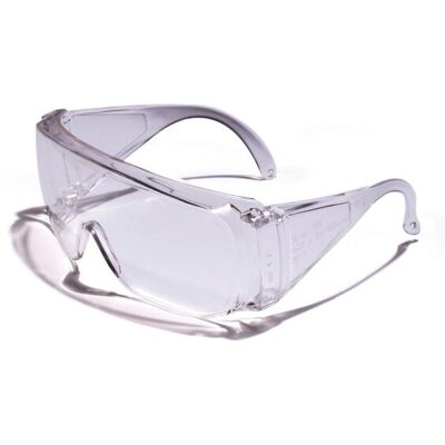 Safetop - Gafas Con Ocular Integral De Estilo Deportivo Visitor Blanco Claro Safetop - Gafas Con Ocular Integral De Estilo Deportivo Visitor Blanco Claro