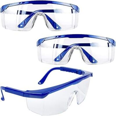 OEM Gafas De Seguridad, Paquete De 3 Gafas Protectoras Antivaho, Montura Azul, Protección Uv Para Niños Y Adultos Con Lentes De Policarbonato Más Gruesas Para Actividades Al Aire Libre - Crezuo OEM Gafas De Seguridad, Paquete De 3 Gafas Protectoras Antivaho, Montura Azul, Protección Uv Para Niños Y Adultos Con Lentes De Policarbonato Más Gruesas Para Actividades Al Aire Libre - Crezuo