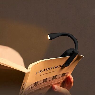 OEM Lámpara De Lectura Universal Recargable Por Usb, Con Luz Led Blanca Cálida Y Clip Para Camas De Lectura, Brillo Ajustable Y Diseño Que Cuida La Vista Para Uso Nocturno (negra). OEM Lámpara De Lectura Universal Recargable Por Usb, Con Luz Led Blanca Cálida Y Clip Para Camas De Lectura, Brillo Ajustable Y Diseño Que Cuida La Vista Para Uso Nocturno (negra).
