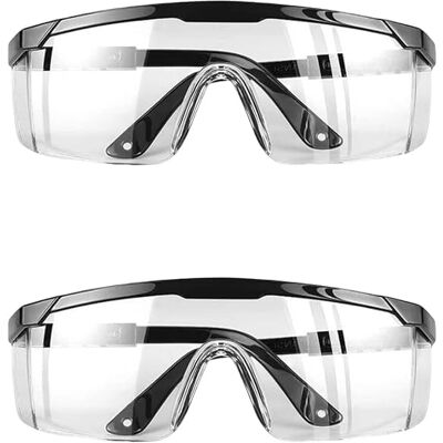 JSSEVN Juego De 2 Gafas Protectoras - Gafas Protectoras Antivaho Y Antisaliva - Gafas De Protección Ocular JSSEVN Juego De 2 Gafas Protectoras - Gafas Protectoras Antivaho Y Antisaliva - Gafas De Protección Ocular