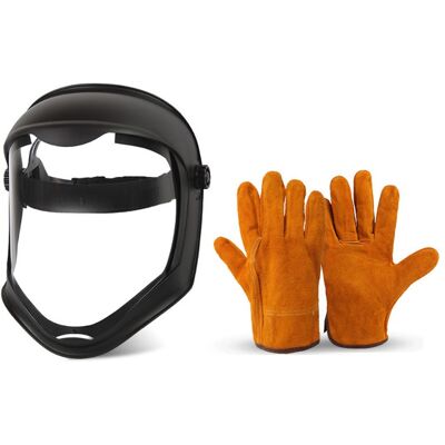 CSPARKV Casco Integral Con Visera Antivaho, Protección Contra Caídas, Doble Banda Para La Cabeza CSPARKV Casco Integral Con Visera Antivaho, Protección Contra Caídas, Doble Banda Para La Cabeza