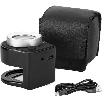 OEM Lupa Metálica Portátil De 30 Aumentos Con Escala, Lente De Lectura Óptica Con Luz Led Y Uv, Lupa De Joyero Recargable Por Usb, Lupa Ocular Para Coser Textiles, Monedas Y Sellos. OEM Lupa Metálica Portátil De 30 Aumentos Con Escala, Lente De Lectura Óptica Con Luz Led Y Uv, Lupa De Joyero Recargable Por Usb, Lupa Ocular Para Coser Textiles, Monedas Y Sellos.