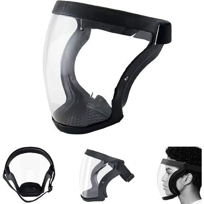 CSPARKV Máscara Súper Protectora: Máscara Facial Completa, Máscara Transparente Duradera, Máscara Transparente, Máscara Reutilizable Antivaho De Alta Definición, Gafas Tecnológicas Antivaho Y Resistentes Al V CSPARKV Máscara Súper Protectora: Máscara Facial Completa, Máscara Transparente Duradera, Máscara Transparente, Máscara Reutilizable Antivaho De Alta Definición, Gafas Tecnológicas Antivaho Y Resistentes Al V