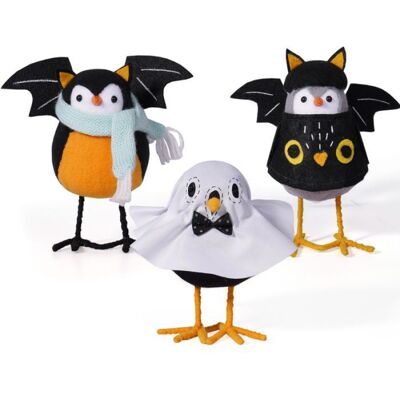 OEM 3 Pièces Décoration Oiseau, Fibre Écologique, Fait Main, Symbole Halloween, Pour Table Bureau Bibliothèque OEM 3 Pièces Décoration Oiseau, Fibre Écologique, Fait Main, Symbole Halloween, Pour Table Bureau Bibliothèque
