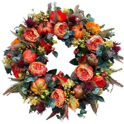 OEM Corona Otoñal De 45 Cm (18 Pulgadas), Ideal Para Decorar La Puerta De Entrada En Otoño, Halloween Y Acción De Gracias. OEM Corona Otoñal De 45 Cm (18 Pulgadas), Ideal Para Decorar La Puerta De Entrada En Otoño, Halloween Y Acción De Gracias.