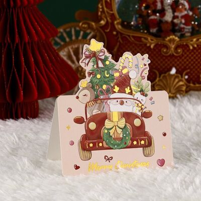 OEM Tarjetas De Navidad Giftmas, 10 Unidades, 9,8 X 13,6 Cm, Tarjetas De Felicitación Navideñas Impresas En Dorado Con Sobres, Exclusivamente Navidad OEM Tarjetas De Navidad Giftmas, 10 Unidades, 9,8 X 13,6 Cm, Tarjetas De Felicitación Navideñas Impresas En Dorado Con Sobres, Exclusivamente Navidad
