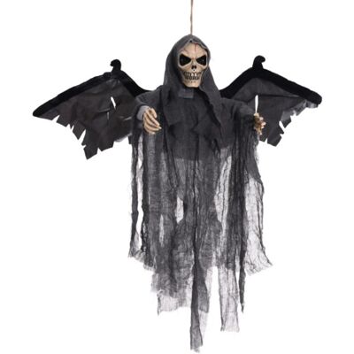 OEM 1 Décoration Suspendue, Yeux Led, Son Effrayant, Ailes Mobiles, Halloween, Intérieur, Extérieur OEM 1 Décoration Suspendue, Yeux Led, Son Effrayant, Ailes Mobiles, Halloween, Intérieur, Extérieur