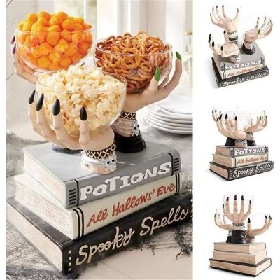 OEM Tuserxln Adorno De Escritorio De Resina Con Manos De Bruja Para Halloween O Fiestas - Tamaño Real - Manos De Esqueleto OEM Tuserxln Adorno De Escritorio De Resina Con Manos De Bruja Para Halloween O Fiestas - Tamaño Real - Manos De Esqueleto