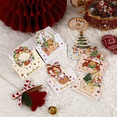OEM Tarjetas De Navidad Giftmas, 60 Unidades, 9,8 X 13,6 Cm, Tarjetas De Felicitación Navideñas Impresas En Dorado Con Sobres, Exclusivamente Navidad OEM Tarjetas De Navidad Giftmas, 60 Unidades, 9,8 X 13,6 Cm, Tarjetas De Felicitación Navideñas Impresas En Dorado Con Sobres, Exclusivamente Navidad