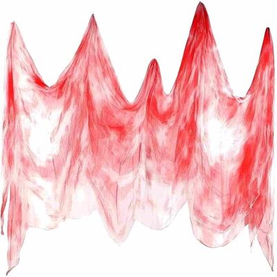 OEM Tela De Terror Para Halloween: Tela De Poliéster Con Estampado De Sangre,ideal Para Casas Encantadas,jardines Y Decoración De Fiestas,2,15 X 5 M OEM Tela De Terror Para Halloween: Tela De Poliéster Con Estampado De Sangre,ideal Para Casas Encantadas,jardines Y Decoración De Fiestas,2,15 X 5 M