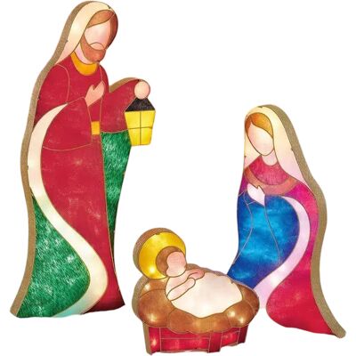OEM Décorations De Noël, Halloween, Crèche De Noël, Bonheur, Une Famille De Trois Personnes, Décorations De Jardin OEM Décorations De Noël, Halloween, Crèche De Noël, Bonheur, Une Famille De Trois Personnes, Décorations De Jardin