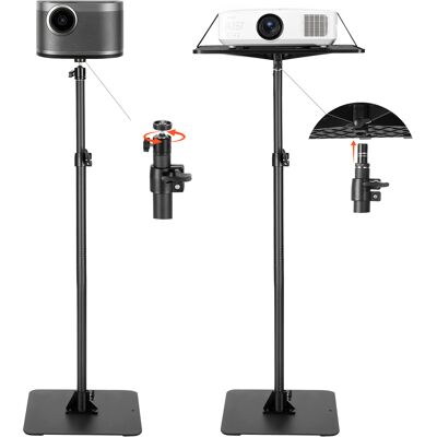 Vevor Soporte Proyector Suelo Portátil, Altura Ajustable Desde 720 A 1570 Mm, 360° Rotación, Carga 5 Kg, Compatible Con Portátiles Y Micrófonos Para Reuniones Casa Oficina Cine Al Aire Libre Escenario Vevor Soporte Proyector Suelo Portátil, Altura Ajustable Desde 720 A 1570 Mm, 360° Rotación, Carga 5 Kg, Compatible Con Portátiles Y Micrófonos Para Reuniones Casa Oficina Cine Al Aire Libre Escenario