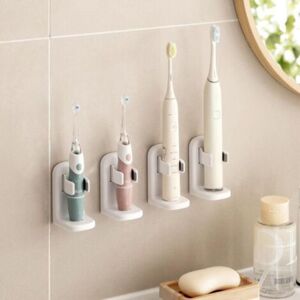 XISRENS Soporte Para Cepillo De Dientes Eléctrico, No Requiere Perforación, Paquete De 2, Soporte Para Cepillo De Dientes Eléctrico Con Orificio De Drenaje, Almacenamiento De Cepillos De Dientes, Material Abs XISRENS Soporte Para Cepillo De Dientes Eléctrico, No Requiere Perforación, Paquete De 2, Soporte Para Cepillo De Dientes Eléctrico Con Orificio De Drenaje, Almacenamiento De Cepillos De Dientes, Material Abs