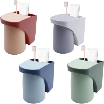 OEM 4 Soportes Con Ventosas – Almacenamiento De Pared – Pasta De Dientes + Cepillo – Juego De 4 OEM 4 Soportes Con Ventosas – Almacenamiento De Pared – Pasta De Dientes + Cepillo – Juego De 4