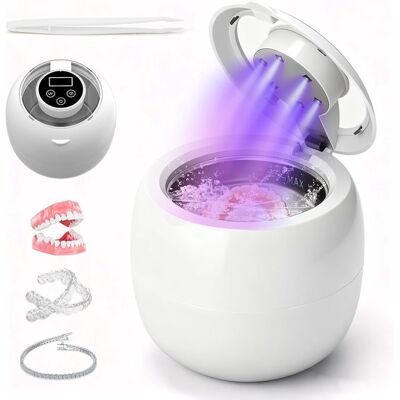 OEM Limpiador Ultrasónico - Dispositivo De Limpieza - Limpieza De Prótesis Dentales - 6 Lámparas Uv - 210 Ml - Blanco OEM Limpiador Ultrasónico - Dispositivo De Limpieza - Limpieza De Prótesis Dentales - 6 Lámparas Uv - 210 Ml - Blanco