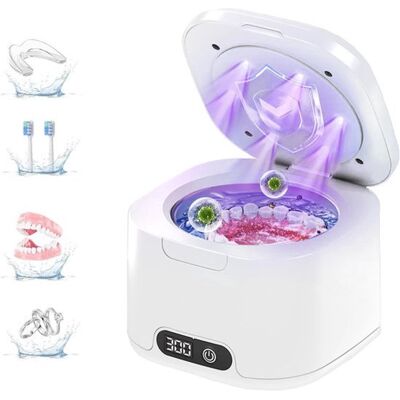 OEM Limpiador Ultrasónico,máquina De Limpieza Dental Ultrasónica,limpieza De Dentaduras Postizas Y Prótesis,retenedores De Ortodoncia,blanco,300 Ml OEM Limpiador Ultrasónico,máquina De Limpieza Dental Ultrasónica,limpieza De Dentaduras Postizas Y Prótesis,retenedores De Ortodoncia,blanco,300 Ml