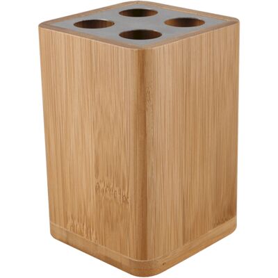 Optima Latia - LAT11 - Beige bambú - Porta cepillos Optima Latia - LAT11 - Beige bambú - Porta cepillos