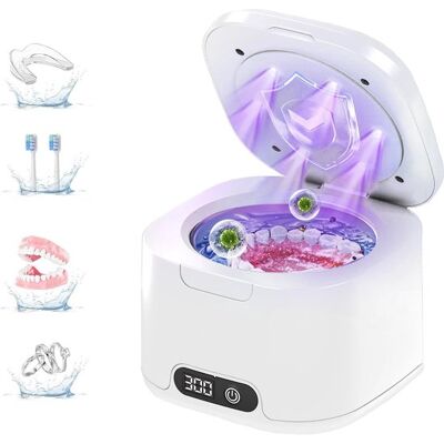 OEM Limpiador Ultrasónico,máquina De Limpieza Dental Ultrasónica,limpieza De Dentaduras Postizas Y Prótesis,300 Ml,retenedores De Ortodoncia,blanco OEM Limpiador Ultrasónico,máquina De Limpieza Dental Ultrasónica,limpieza De Dentaduras Postizas Y Prótesis,300 Ml,retenedores De Ortodoncia,blanco
