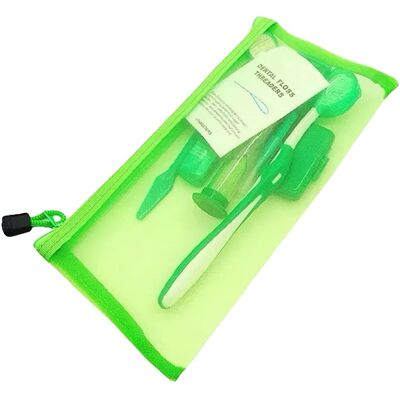 OEM Kit De Cuidado Dental Ortodóncico, Cepillo De Dientes Plegable, Cepillo Interdental, Verde OEM Kit De Cuidado Dental Ortodóncico, Cepillo De Dientes Plegable, Cepillo Interdental, Verde