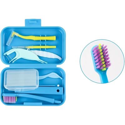 OEM Kit Portátil De Limpieza Bucal, Cuidado Dental Completo, Azul OEM Kit Portátil De Limpieza Bucal, Cuidado Dental Completo, Azul