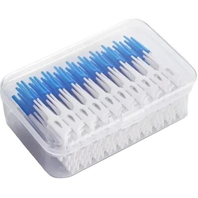 OEM Cepillos Interdentales, Cerdas De Silicona Suave, Paquete De 200 Unidades, Color Azul. OEM Cepillos Interdentales, Cerdas De Silicona Suave, Paquete De 200 Unidades, Color Azul.