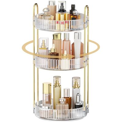 OEM Organizador De Maquillaje Y Cosméticos,giratorio 360 Grados,3 Niveles,sistema De Almacenamiento Multifuncional Para Tocador OEM Organizador De Maquillaje Y Cosméticos,giratorio 360 Grados,3 Niveles,sistema De Almacenamiento Multifuncional Para Tocador